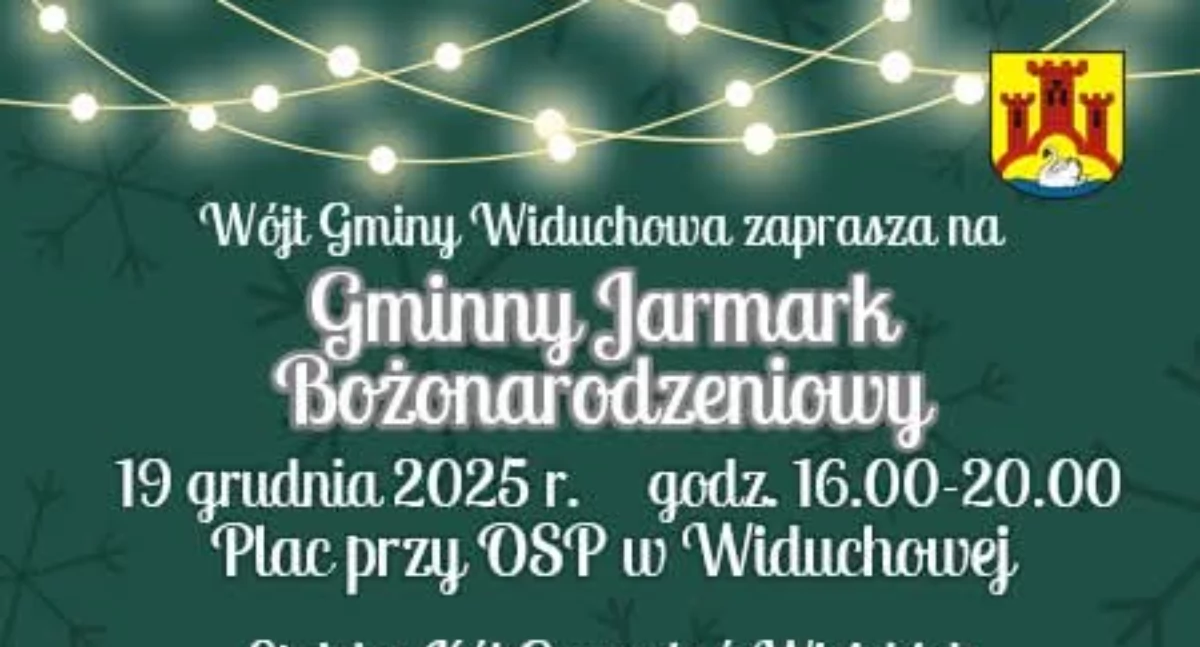 Gmina Widuchowa również zaprasza na Jarmark Bożonarodzeniowy!