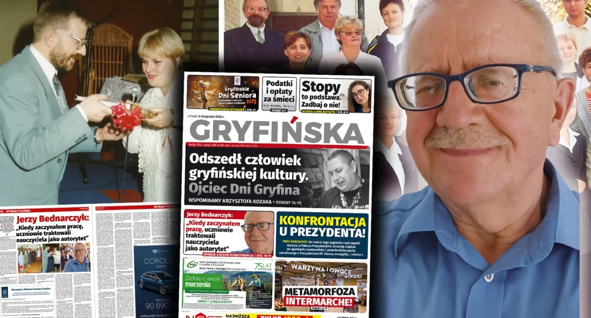 Jerzy Bednarczyk, wieloletni dyrektor I LO w Gryfinie, wspomina swoją szkolną karierę