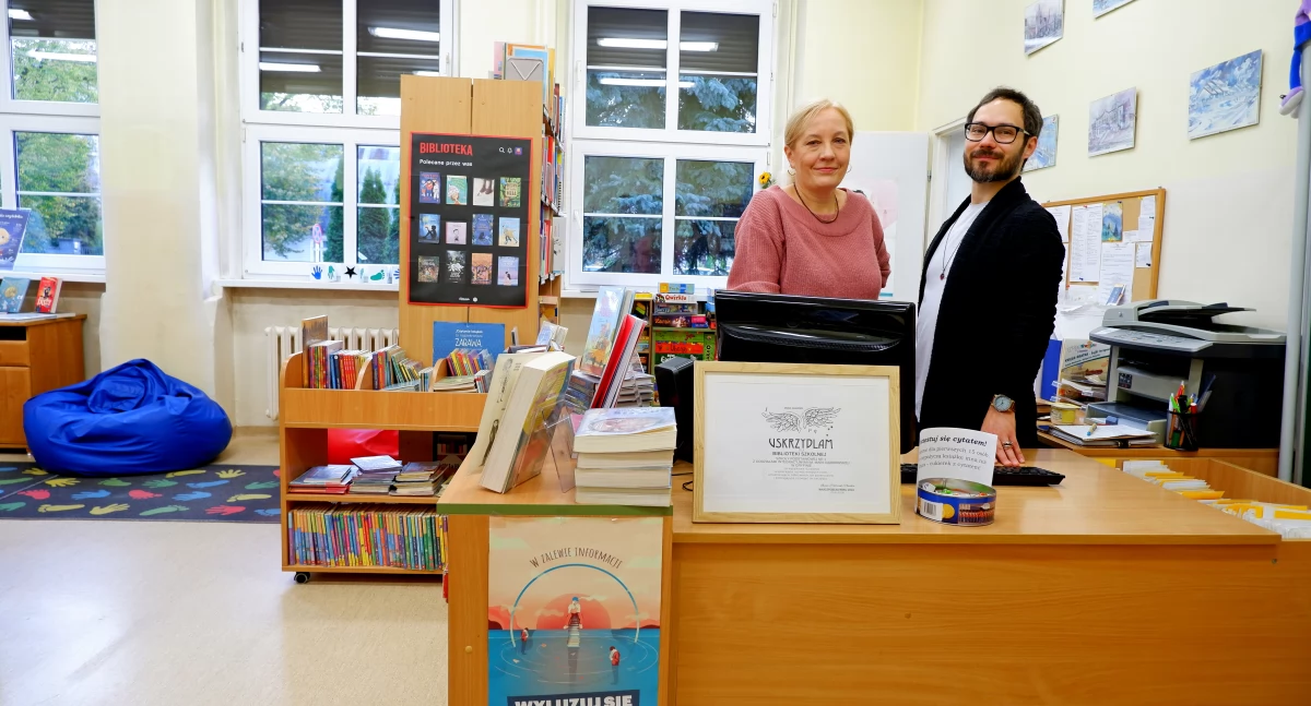  Biblioteka szkolna SP1 Gryfino USKRZYDLA