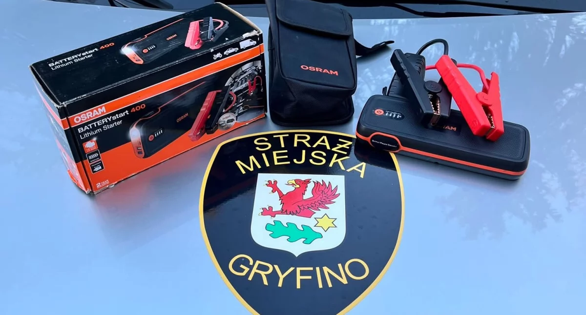Rozładowany akumulator? Straż Miejska w Gryfinie pomoże!