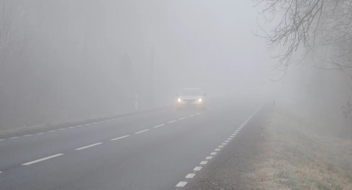 Ostrzeżenie przed gęstą mgłą