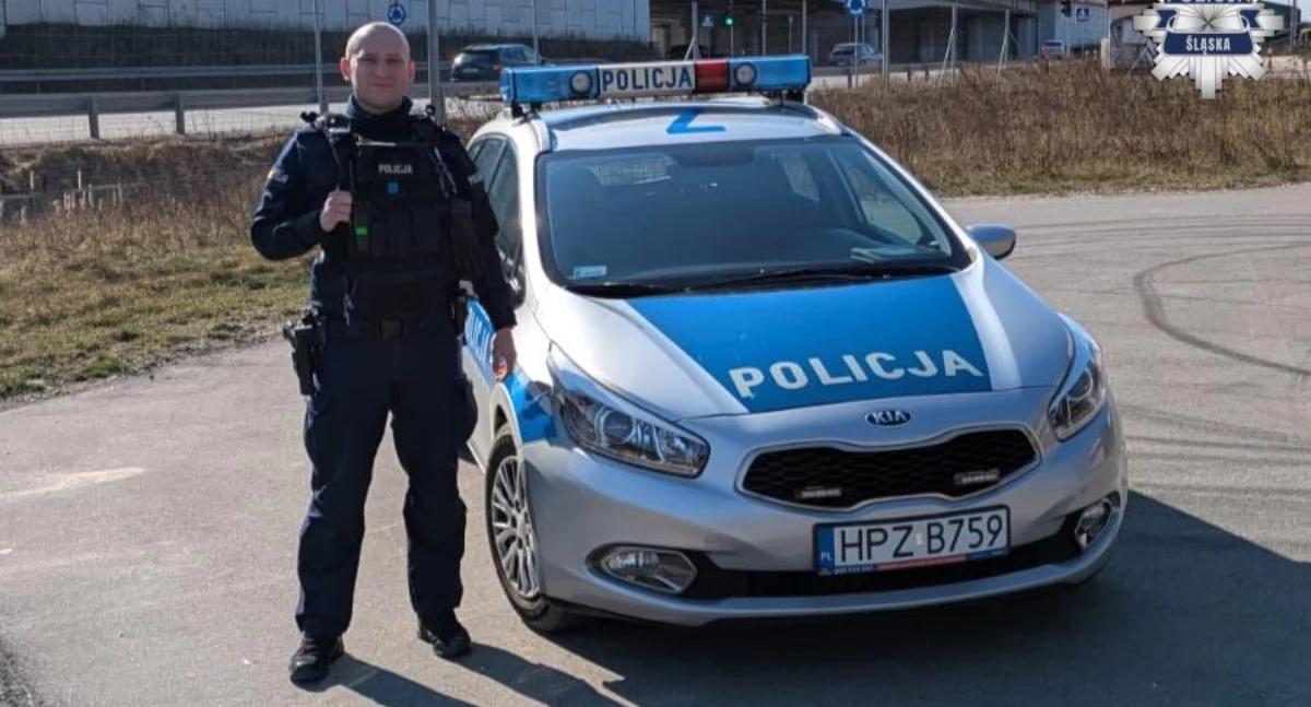 Policjant, który ratował innych z pożaru, potrzebuje naszej pomoc