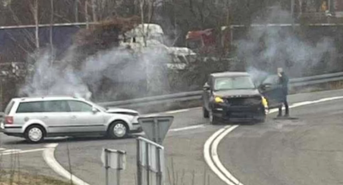 Passat nie ustąpił pierwszeństwa. Kolizja w Radziszewie 