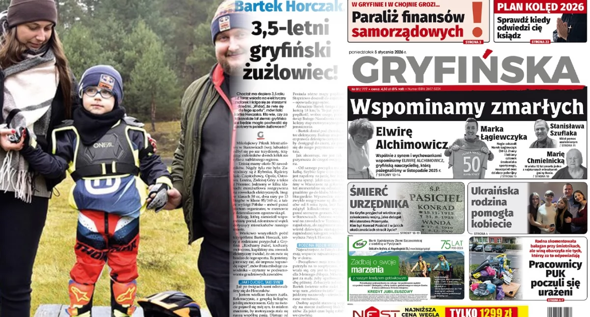 Bartek Horczak. 3,5-letni gryfiński żużlowiec!