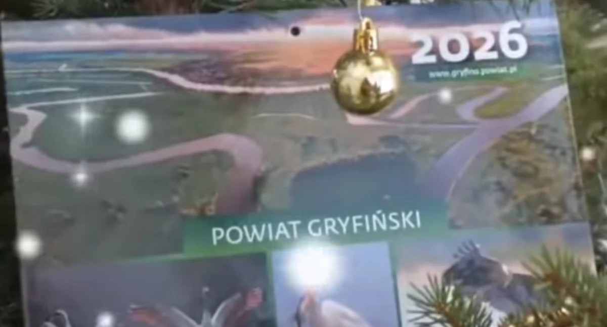 Powiat Gryfiński rozdaje od jutra (9.01) darmowe kalendarze [WIDEO]