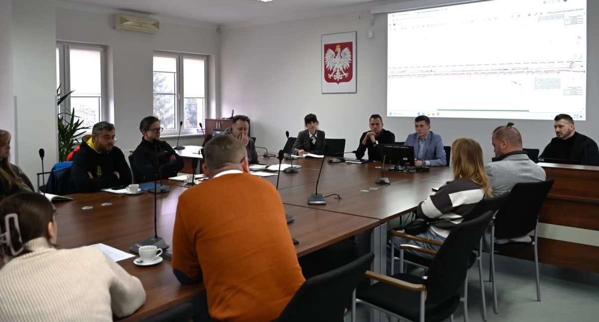 Dziś odbyła się narada koordynacyjna dotycząca budowy oczyszczalni ścieków i inwestycji towarzyszących