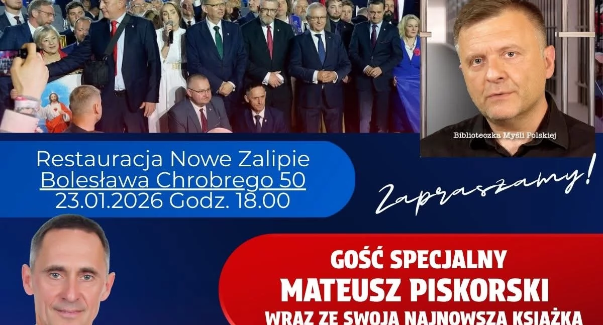 Konfederacja Grzegorza Brauna zaprasza na spotkanie do Zalipia