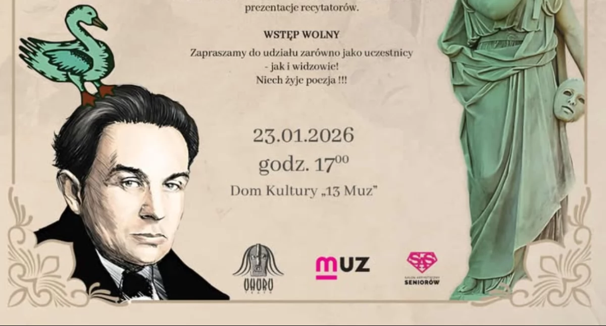 Zapraszają na I Festiwal Sztuki Słowa im. K. I. Gałczyńskiego
