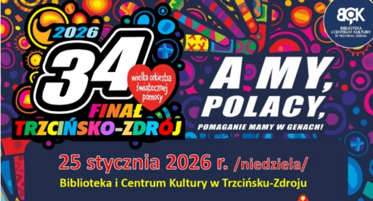 Taki będzie finał WOŚP w Trzcińsku-Zdroju