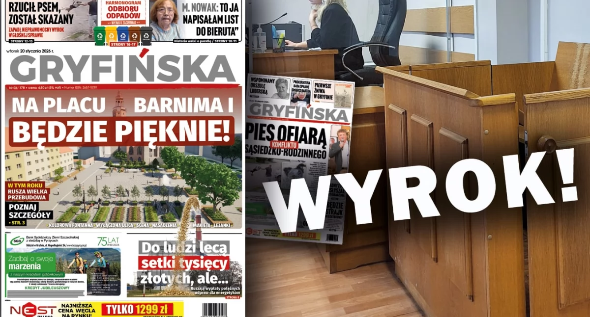 Gracjan S. został również skazany przez sąd za kierowanie gróźb karalnych