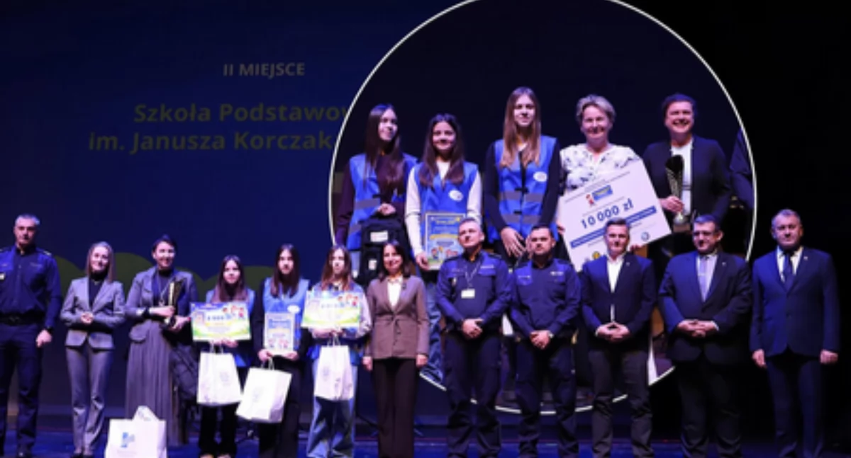 Dwie szkoły z Chojny na podium wojewódzkiego konkursu Odblaskowa Szkoła
