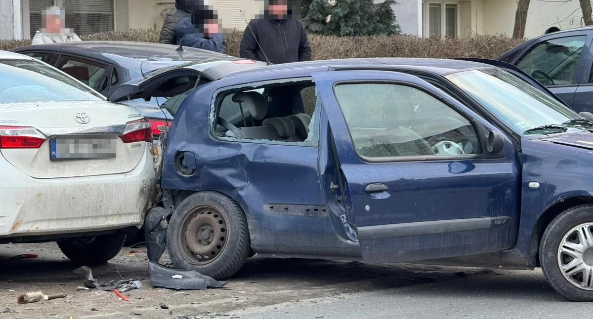 Huknęło na Krasińskiego [FOTO]