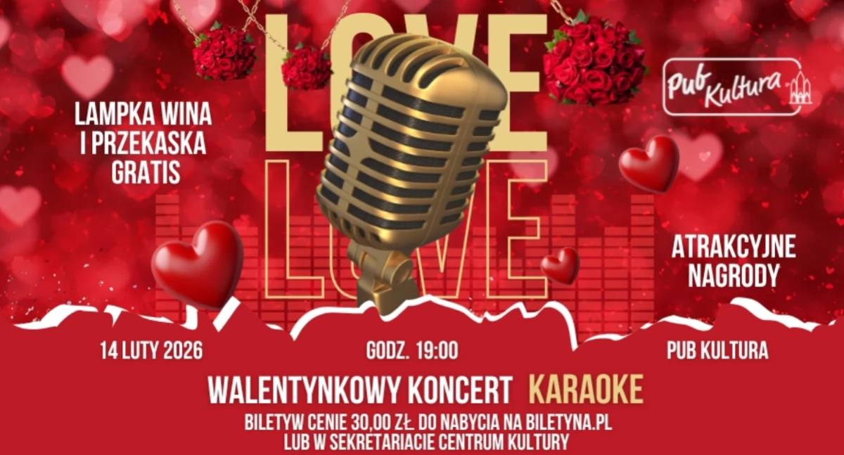 Walentynkowy Koncert Karaoke w Pub Kultura