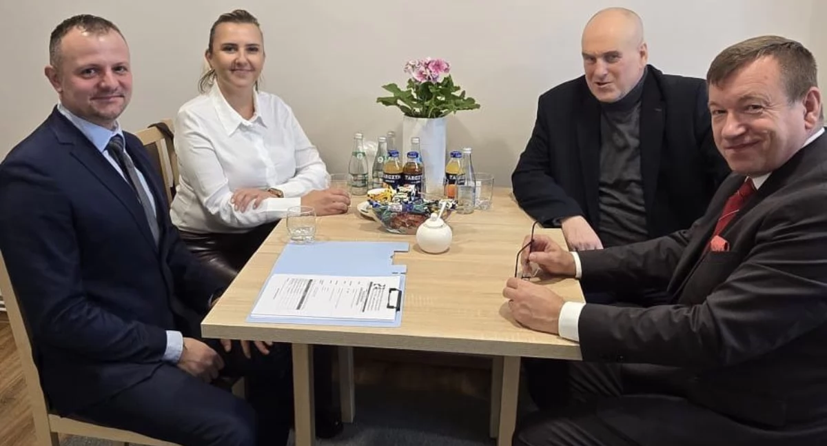 Poseł PSL odwiedził gryfiński magistrat w sprawie inwestycji w gminie 