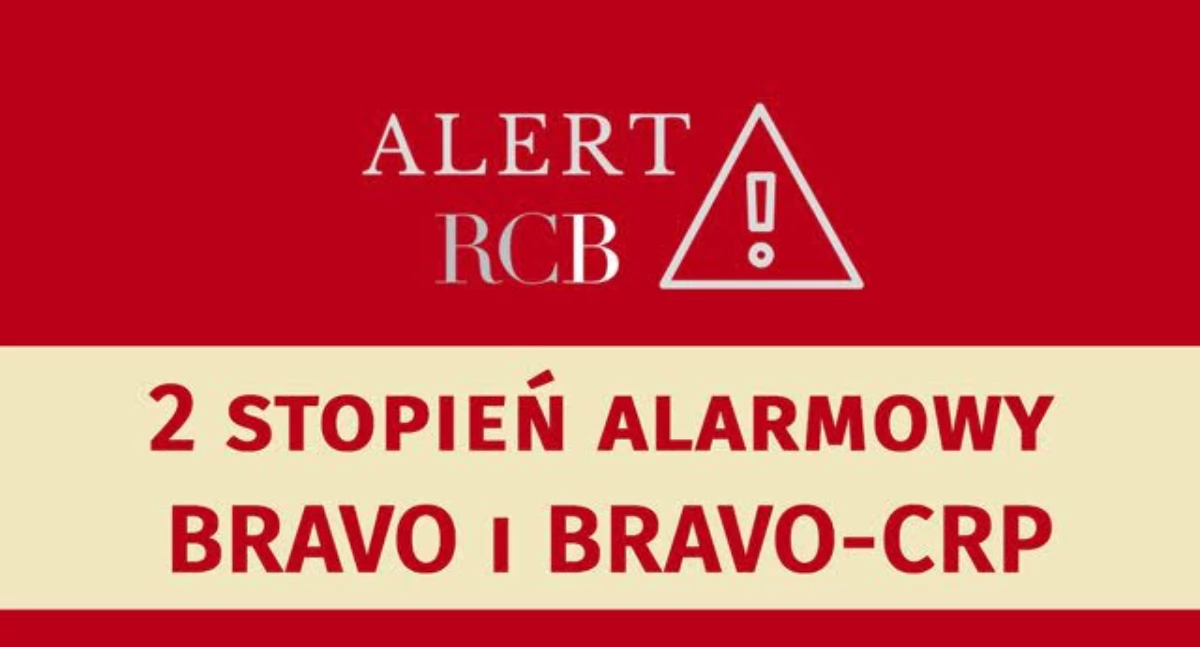 Władze wprowadziły drugi stopień alarmowy BRAVO