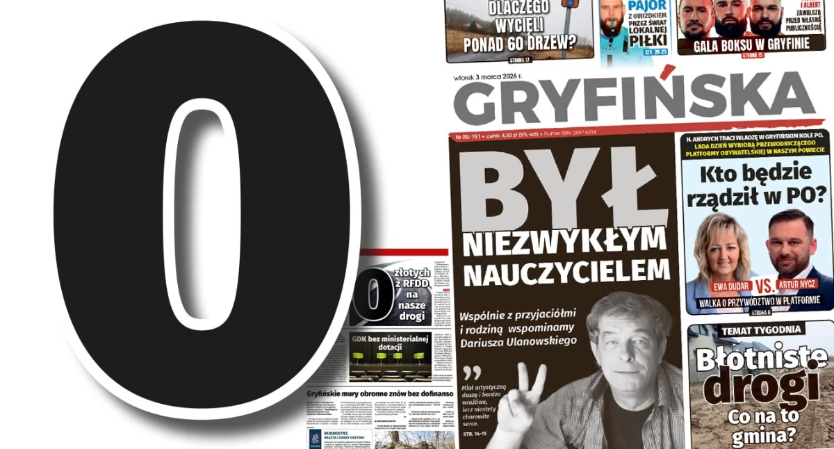 0 złotych od rządu na GDK oraz gryfińskie drogi i mury obronne