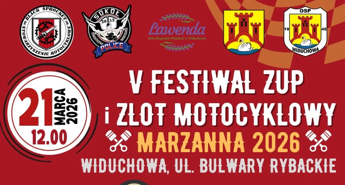 Zapraszają na V Festiwal Zup i Zlot Motocyklowy  
