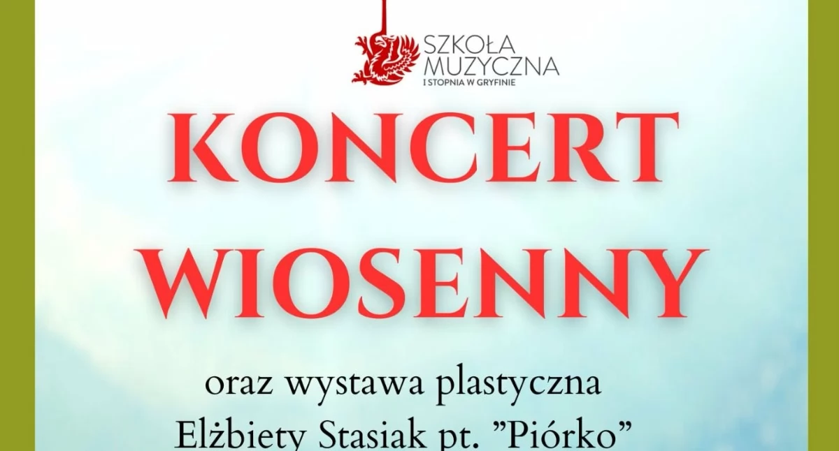 Gryfińska Szkoła Muzyczna zaprasza na poniedziałkowy koncert