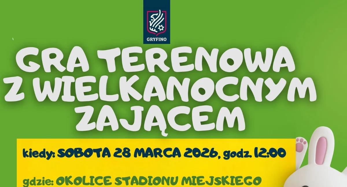 GDK zaprasza na grę terenową z wielkanocnym zającem
