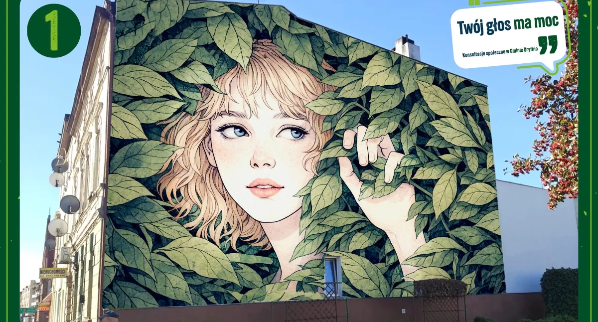 Gryfino wybiera ekologiczny mural - ruszyły konsultacje społeczne dla mieszkańców