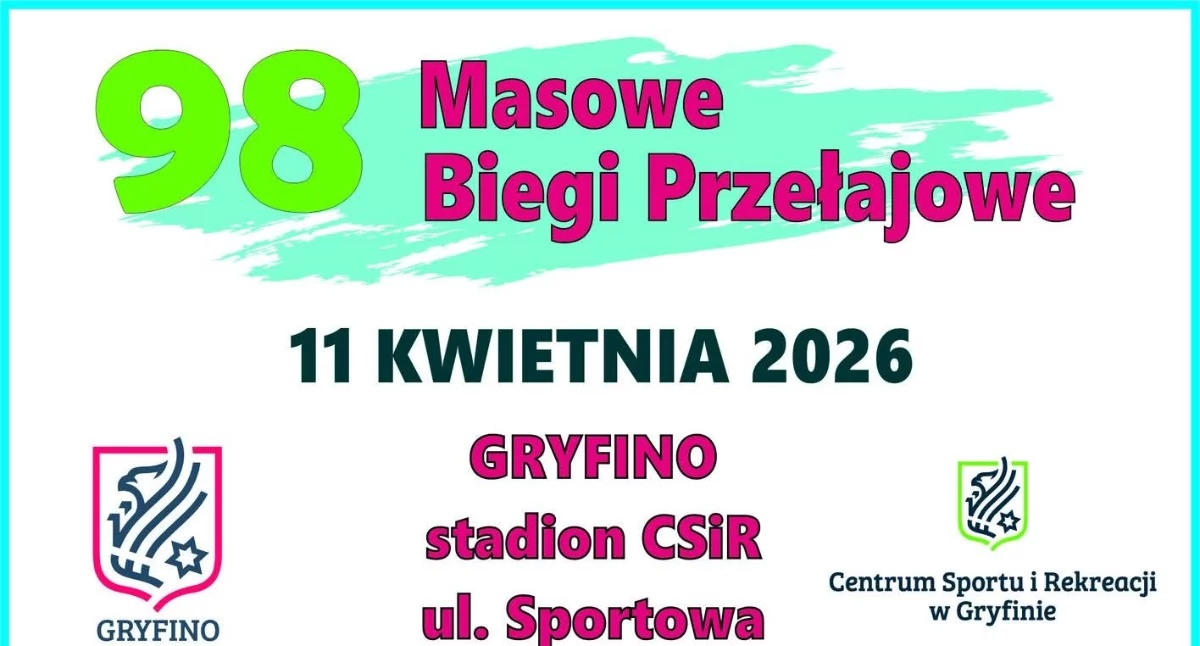 98. Masowe Biegi Przełajowe w Gryfinie 