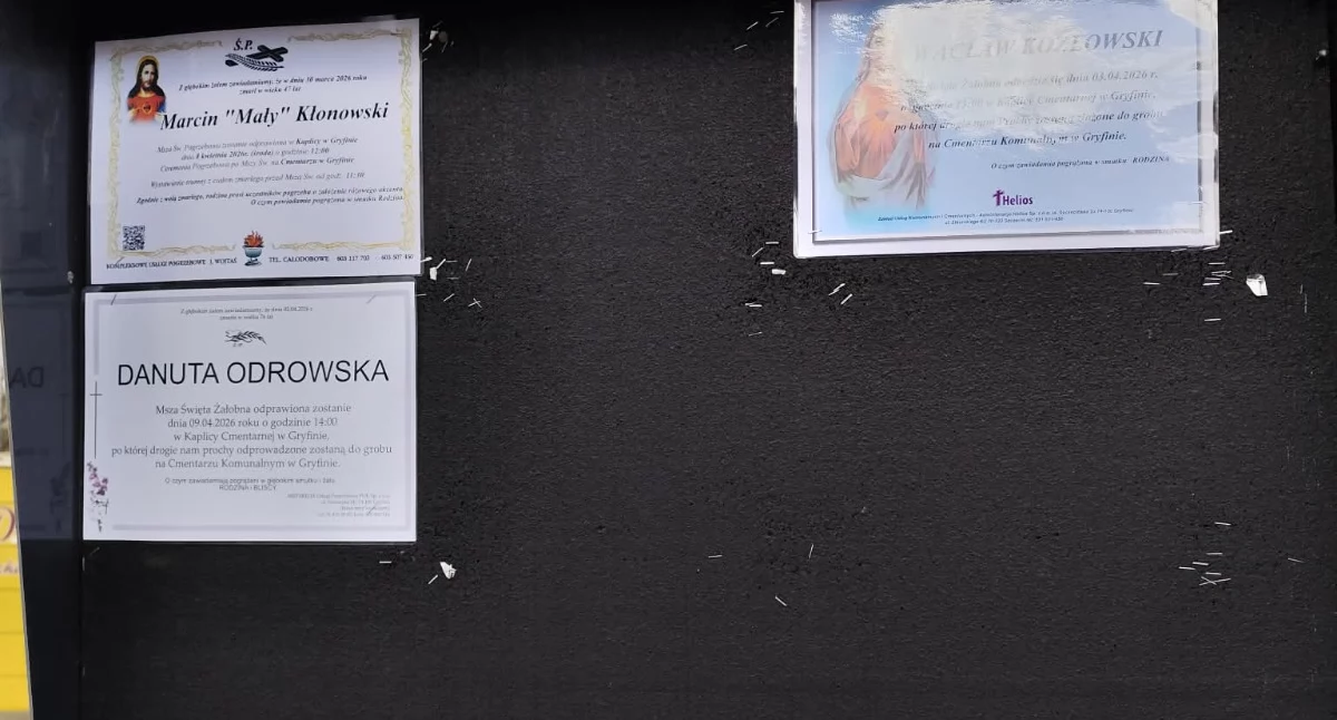 Najbliższe pogrzeby odbędą się w środę i w czwartek