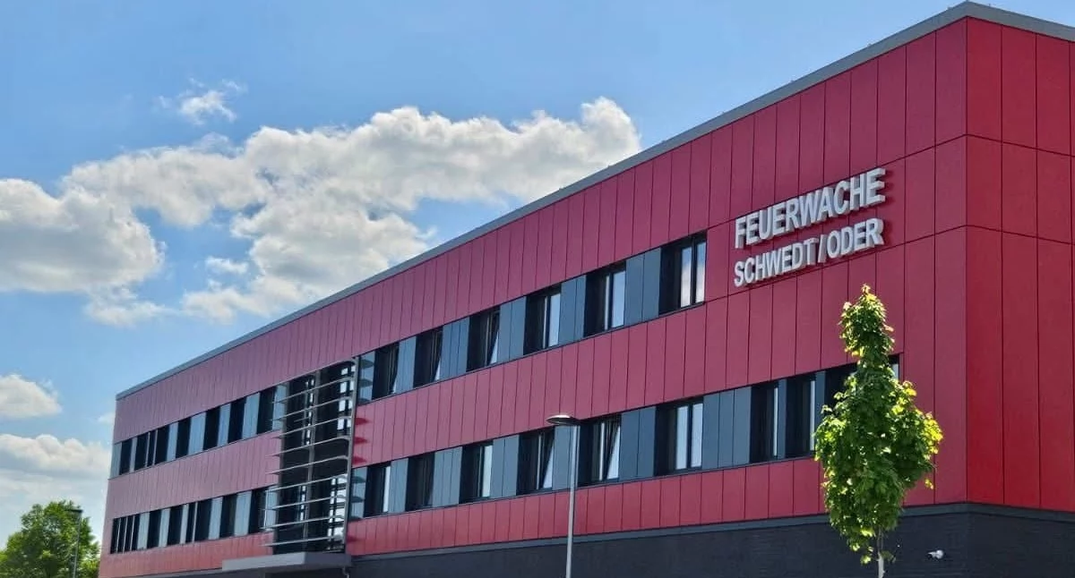 Delegacja z Gryfina na otwarciu nowej remizy