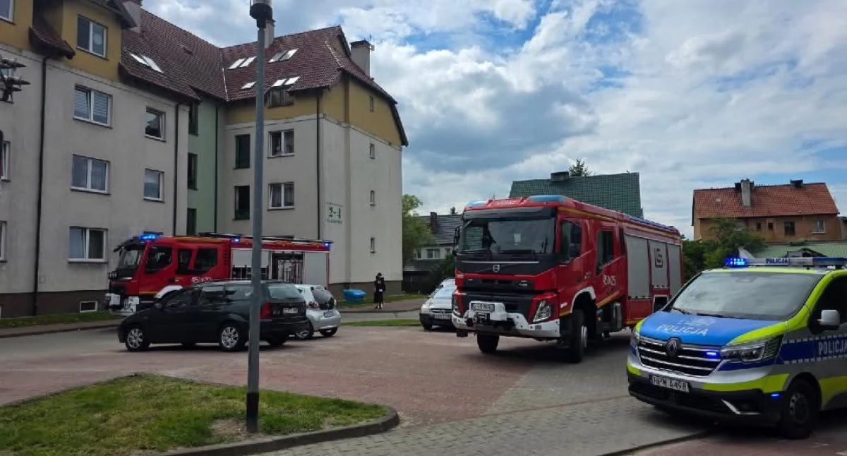 Przypalony kotlet. Środowa akcja strażaków w Gryfinie