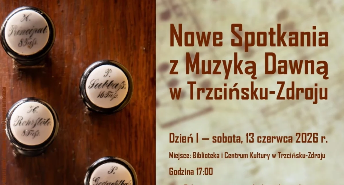 Nowe Spotkania z Muzyką Dawną. Znamy program wydarzenia!