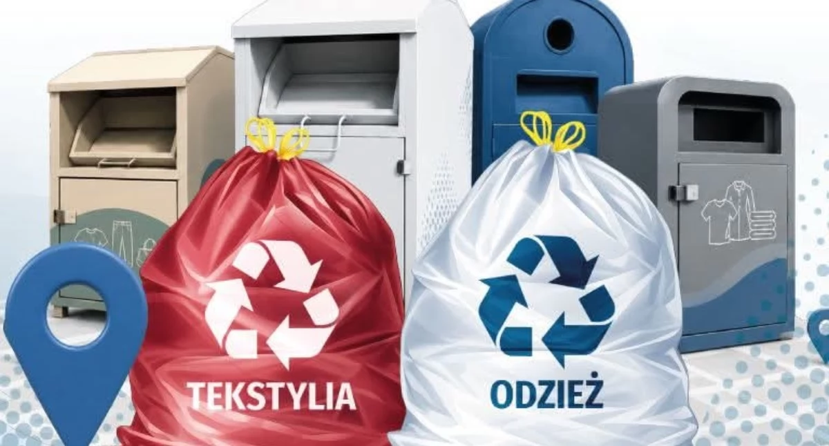 W Gryfinie ustawione zostały pojemniki do zbiórki odzieży i tekstyliów