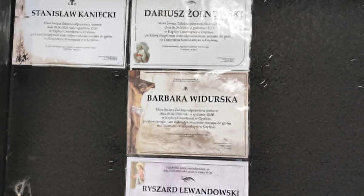 Zmarł 37-letni Fabian i Grażyna zwana Gosią