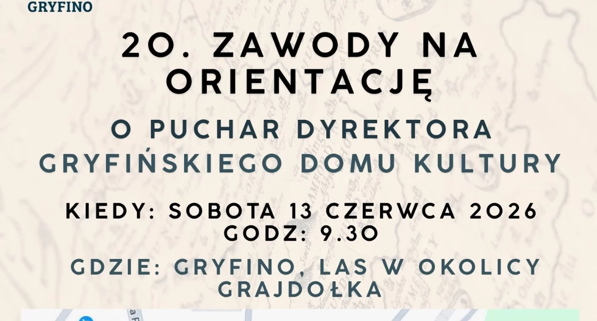 20. Zawody na Orientację o Puchar Dyrektora Gryfińskiego Domu Kultury