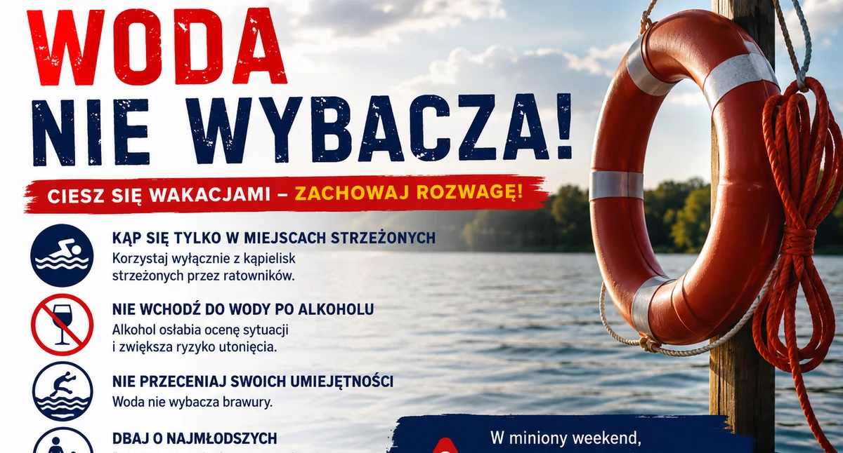 Gryfińscy policjanci apelują o rozwagę nad wodą