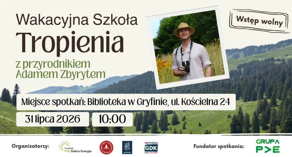 W Gryfinie odbędzie się Wakacyjna Szkoła Tropienia!