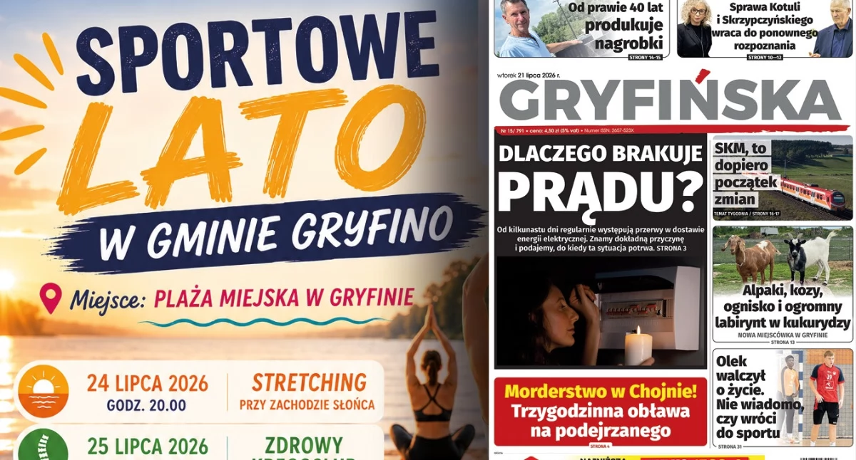 Sportowe lato w gminie Gryfino. Pełno atrakcji na świeżym powietrzu!
