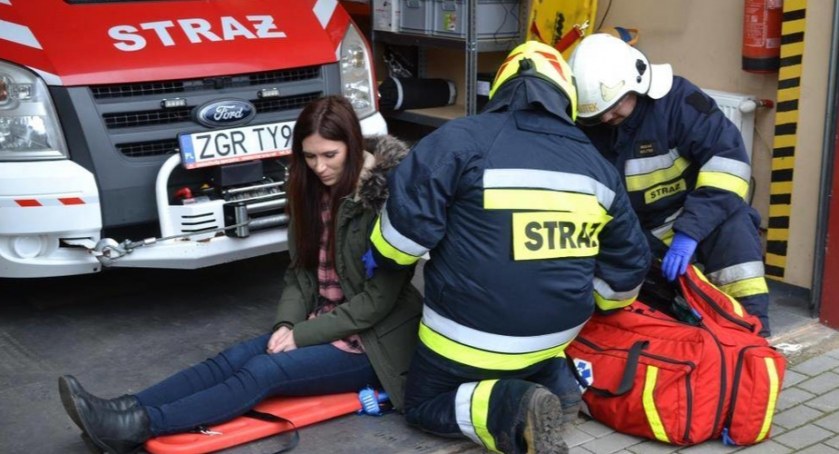 Pożar w urzędzie gminy [GALERIA]