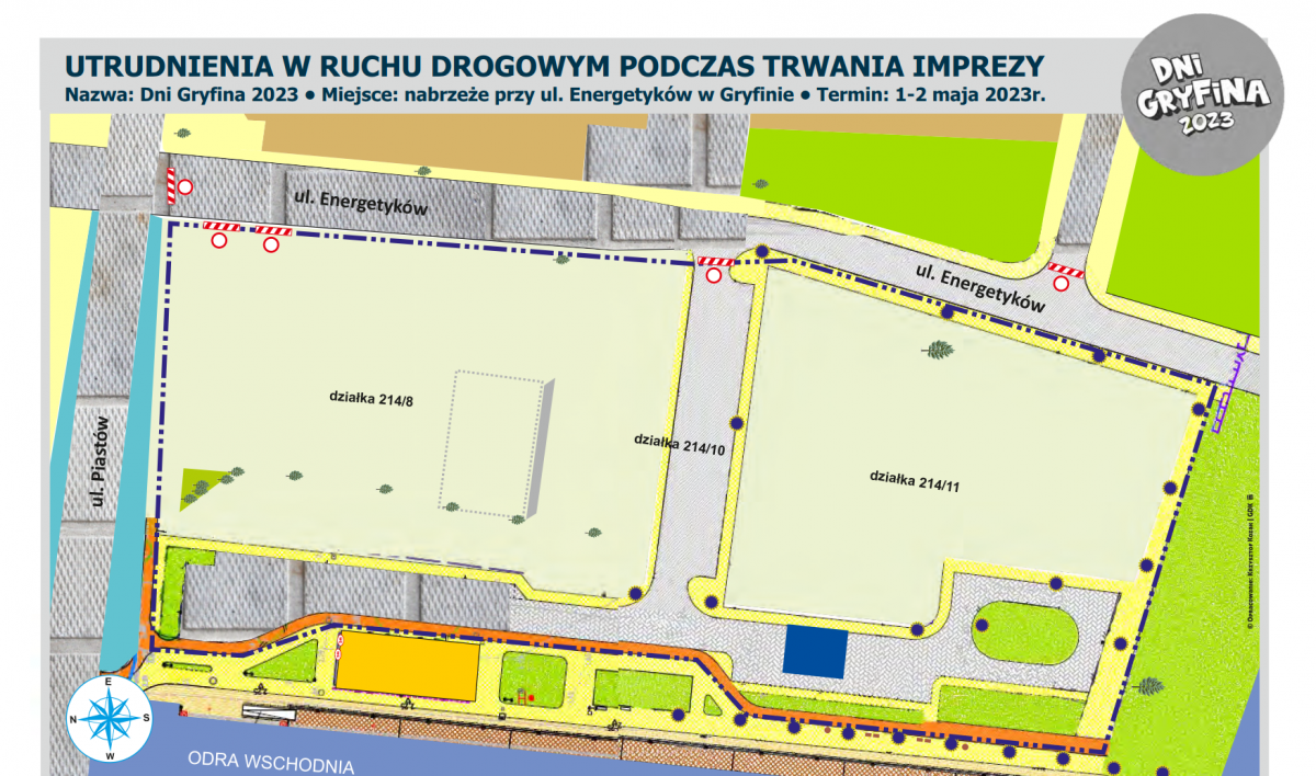 Utrudnienia drogowe związane z Dniami Gryfina już od 26 kwietnia