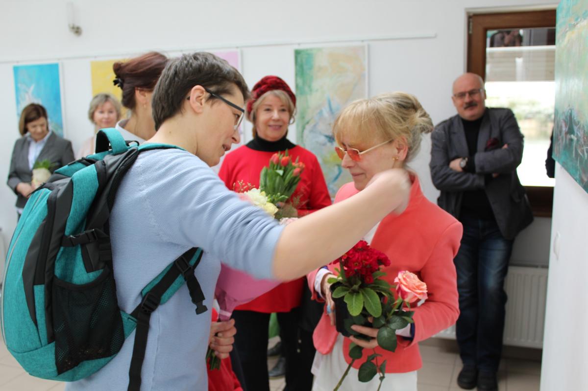 Gryfińska malarka była poruszona [GALERIA]