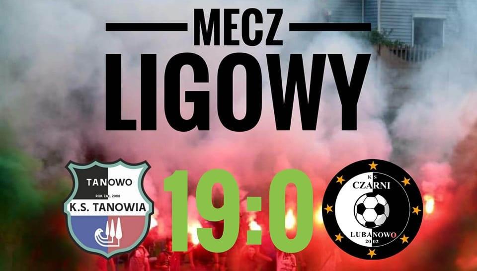 Czarni Fiege Lubanowo przegrali... 0:19