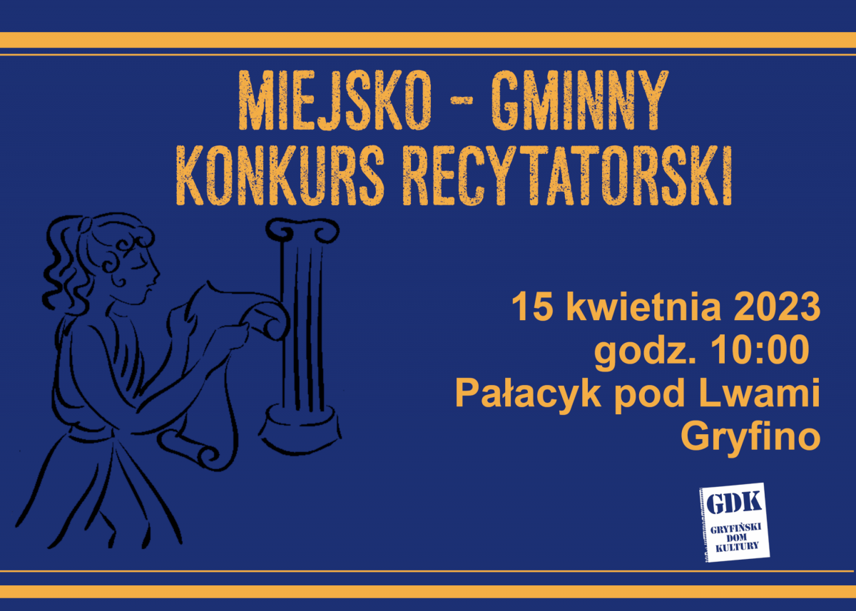 Organizują Miejsko-Gminny Konkurs Recytatorski