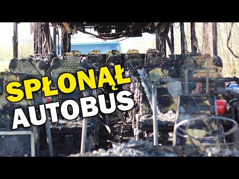Spłonął autobus. Nikt nie ucierpiał [VIDEO]