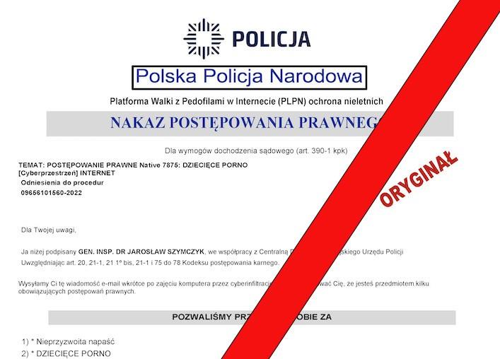 Oszuści podszywają się pod... komendanta policji. Nie dajcie się nabrać