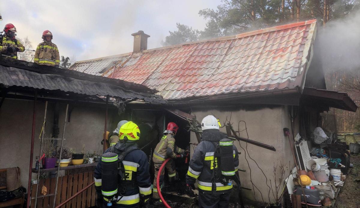 Spłonął budynek gospodarczy w Swobnicy [GALERIA]