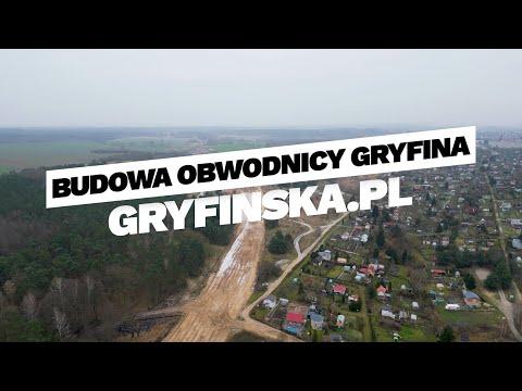 Budowa obwodnicy Gryfina. Odcinek 1 [VIDEO]