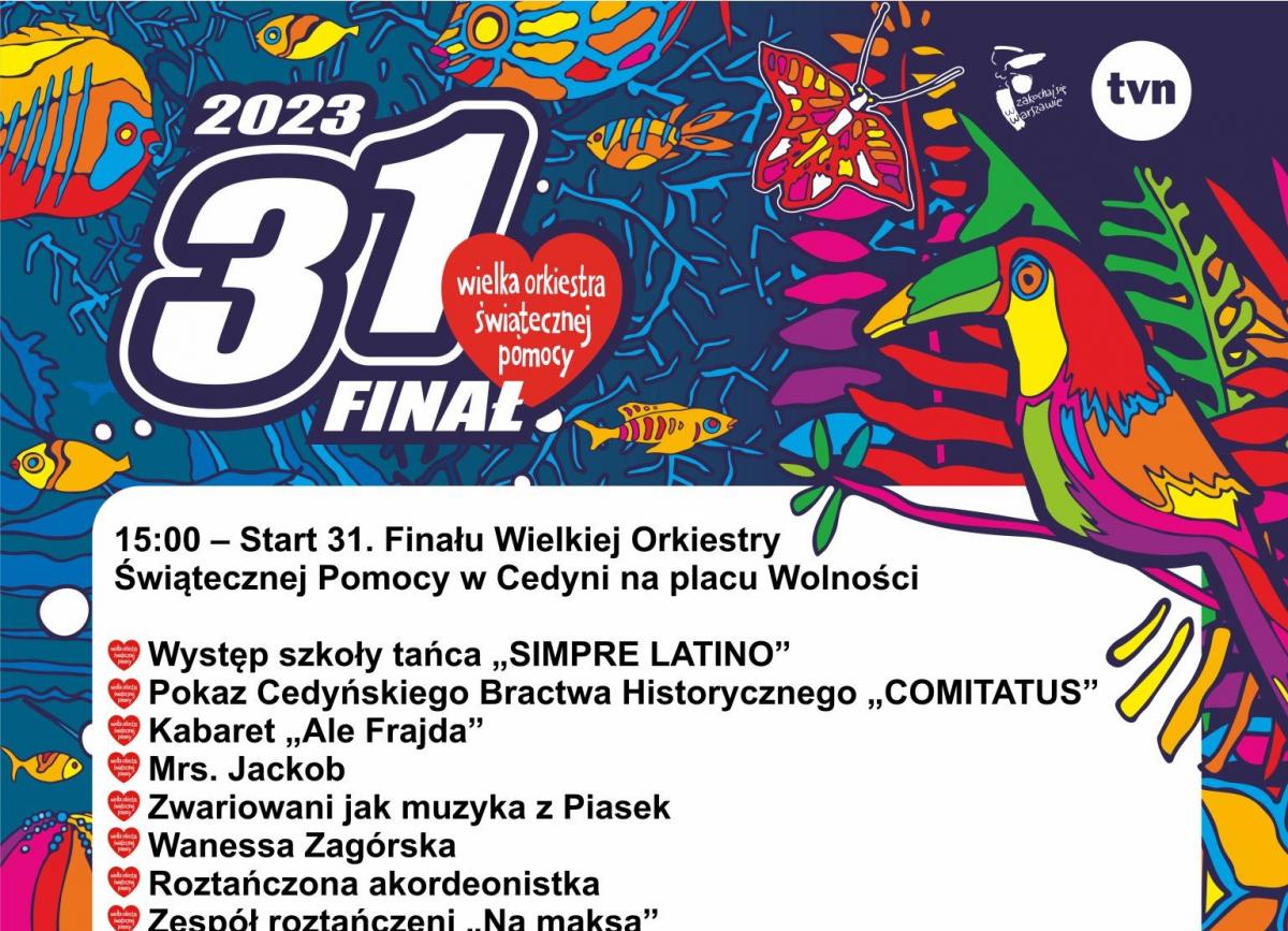 Opublikowali cały program tegorocznego Finału WOŚP