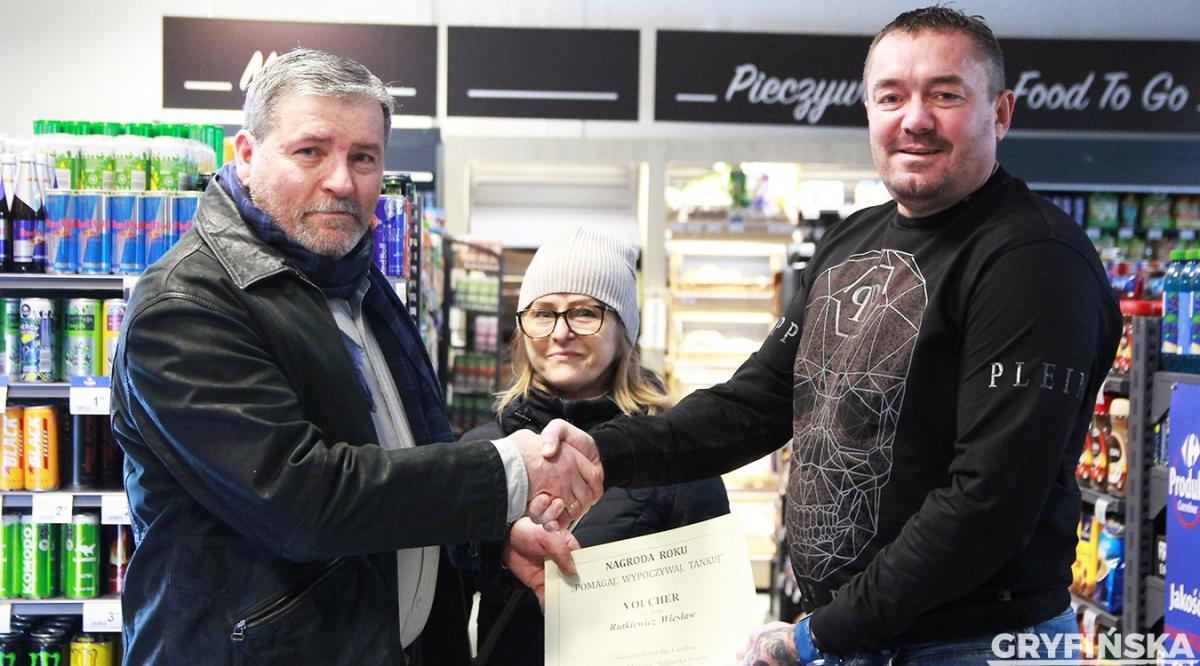 Pan Wiesław wygrał nagrodę roku na stacji An-Mar