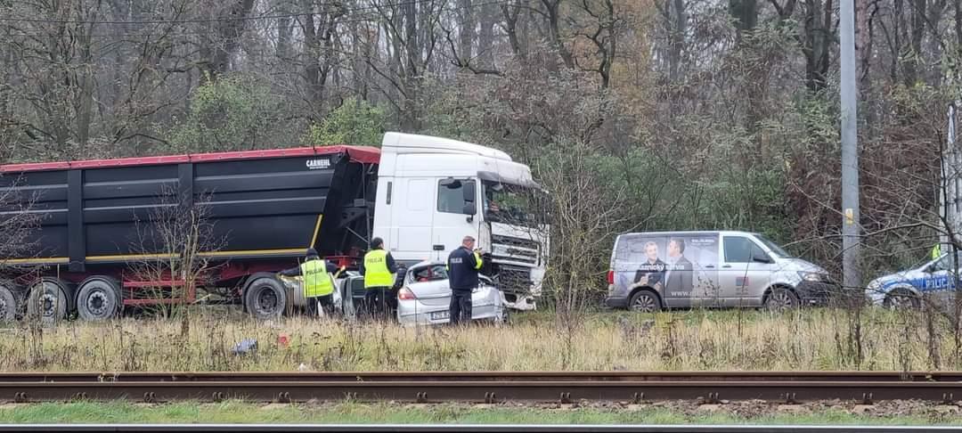 Zdarzenie drogowe w Daleszewie