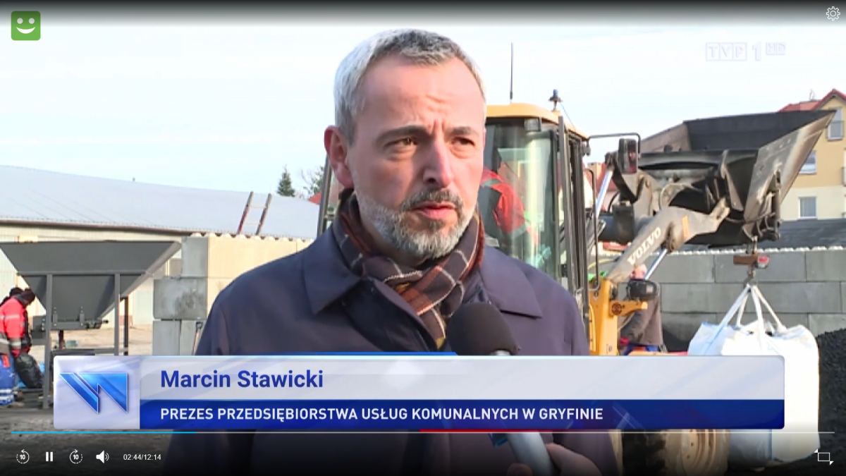 Prezes gryfińskiego PUK w 