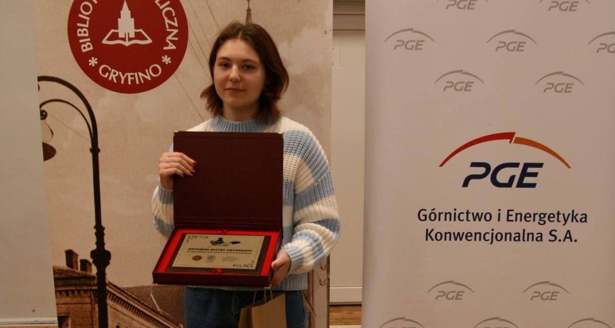 Zofia Krysiak Gryfińskim Mistrzem Ortografii [GALERIA]