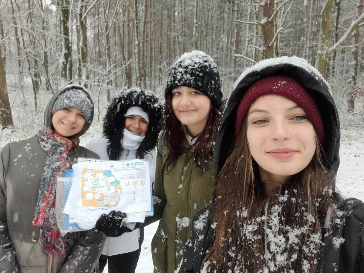 Jesienna Impreza na Orientację w... zimowej scenerii [GALERIA]